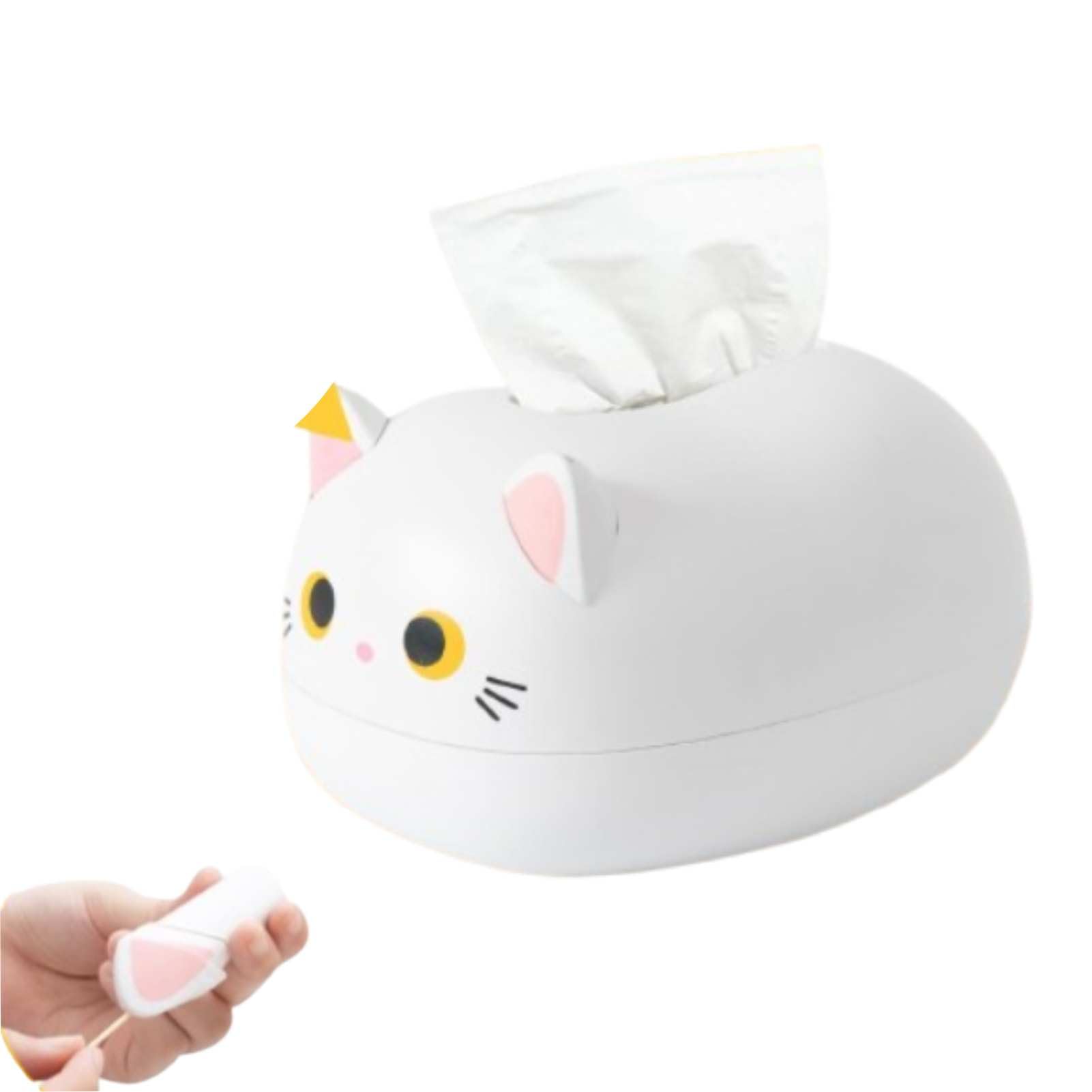 Cute Cat Tissue Box Cover – Multifunctional ABS Paper Holder
