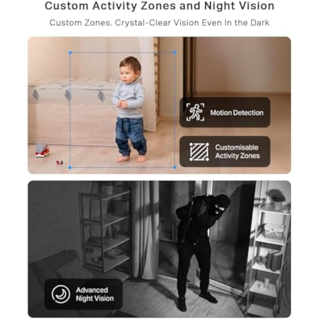 Tapo C210 2K 3MP Pan/Tilt Indoor Security Camera with Night Vision
