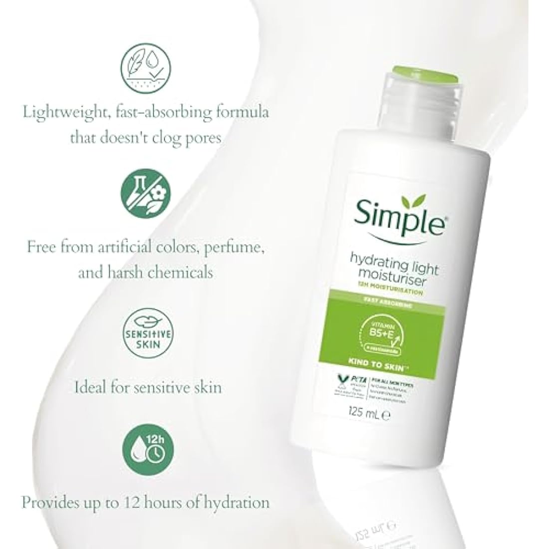 Simple Skincare Set – Hydrating Face Wash, Serum & Moisturiser Bundle