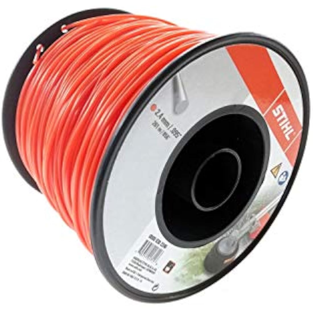 Stihl 2.4mm Round Nylon Trimmer Line – 856ft Orange Brushcutter Cord