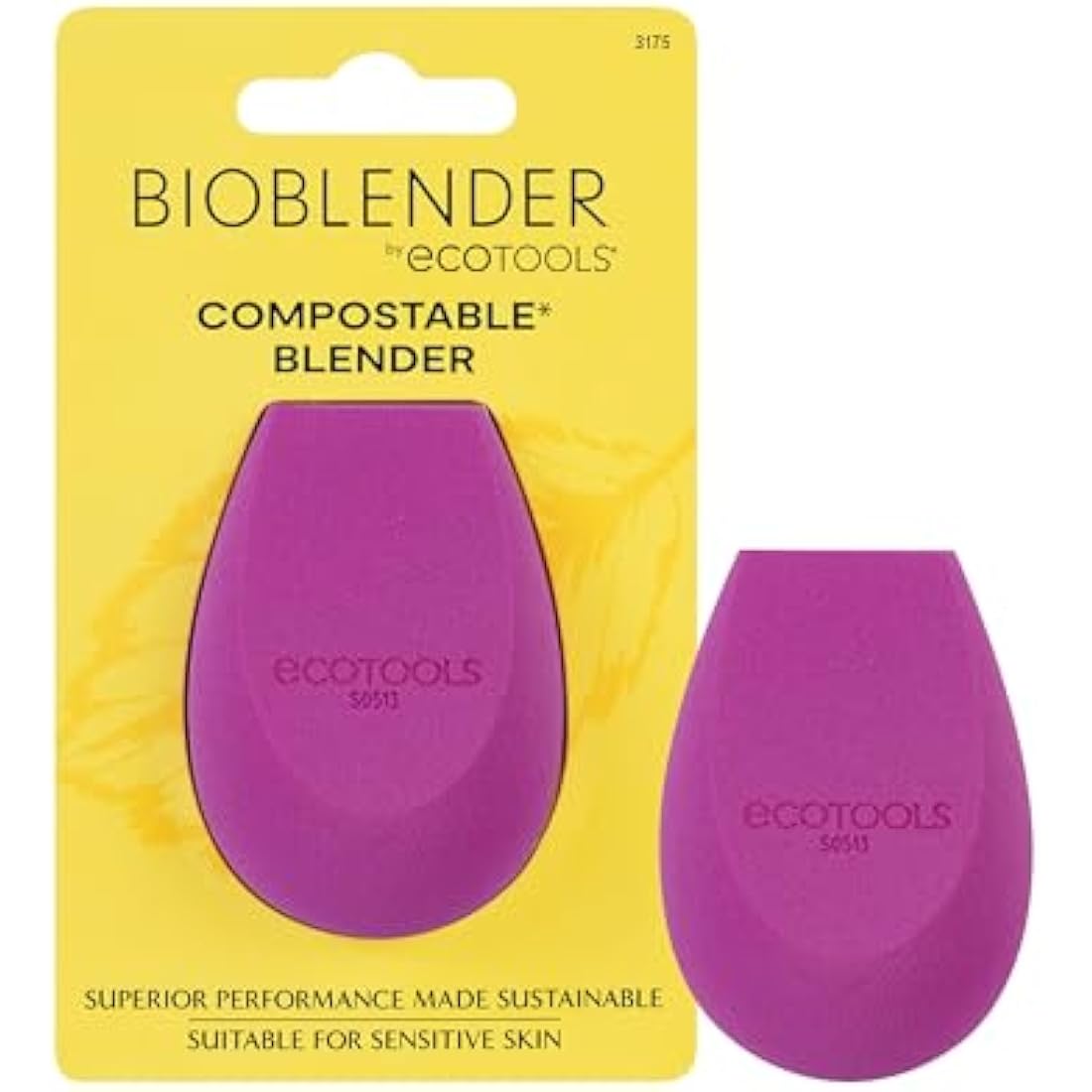 EcoTools Bioblender Compostable Makeup Sponge – Purple Vegan Blender