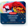 Derwent Chromaflow Colored Pencils – Set of 72 Professional Art Tins