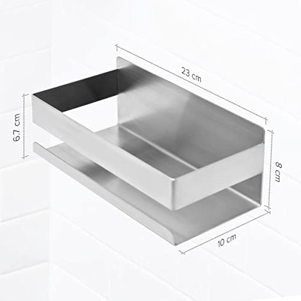 Joejis Shower Caddy - 2 Pack Stainless Steel Adhesive Storage Shelves