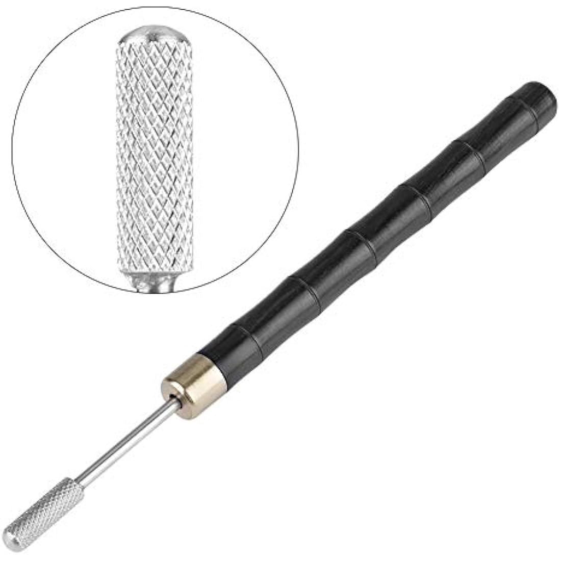 Leather Edge Dye Pen – Sandalwood Handle Oil Roller Tool