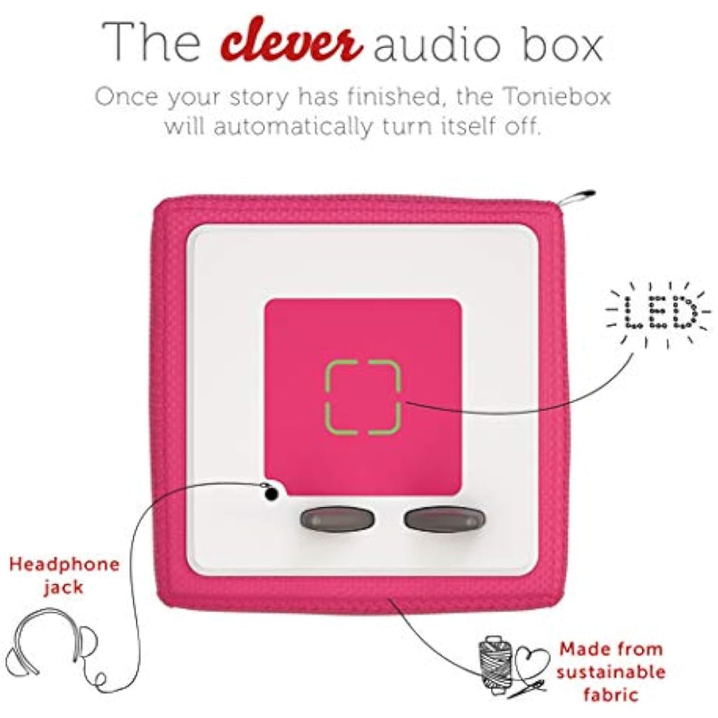 tonies Toniebox Julia Donaldson Bundle - Pink Audio Player with 4 Tonies