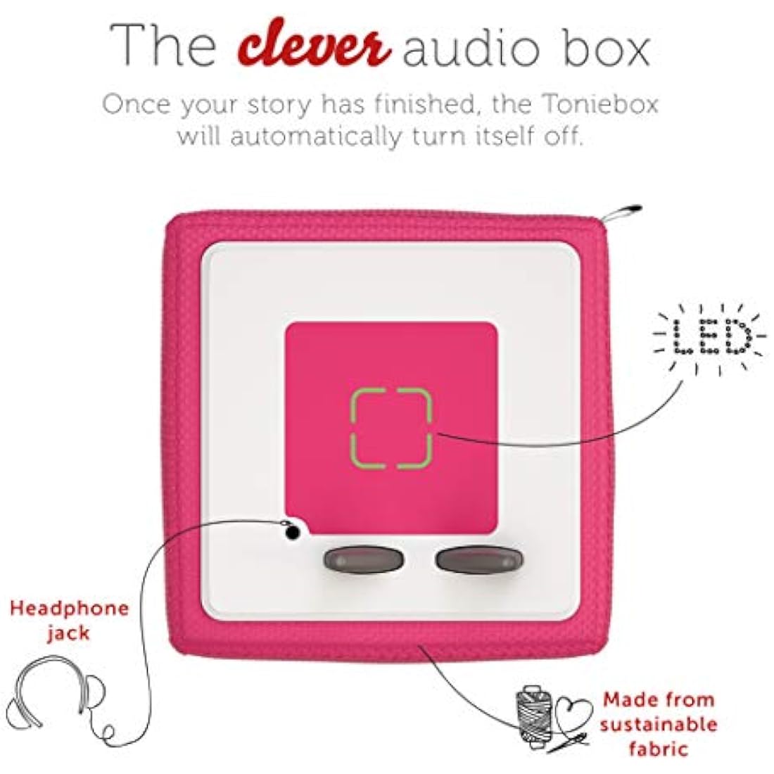 tonies Toniebox Julia Donaldson Bundle - Pink Audio Player with 4 Tonies
