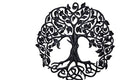 Jolof Store Tree of Life Metal Wall Art – 59cm Iron Garden Decoration