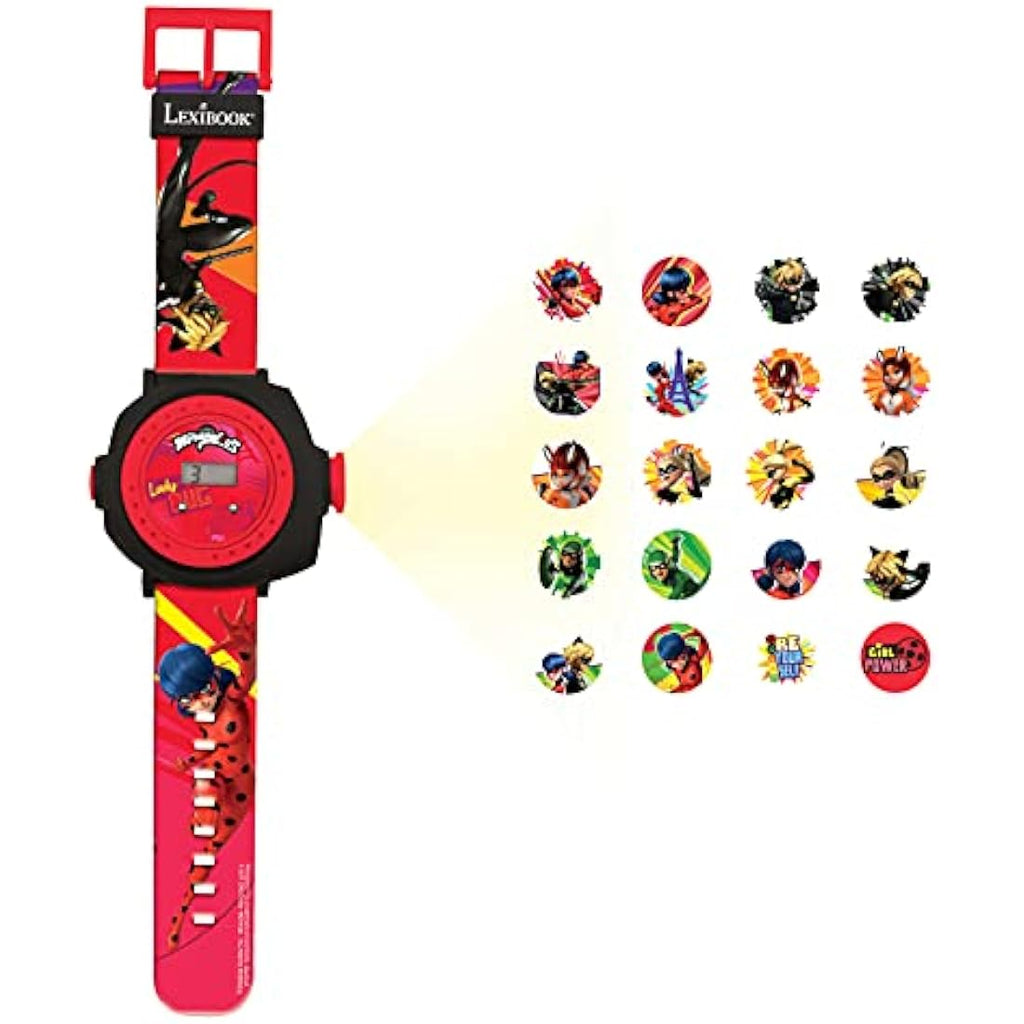 Lexibook Miraculous Ladybug Projection Watch – Kids Digital Toy, 20 Images