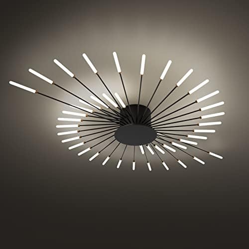 minifair Modern LED Ceiling Light – 42-Head Firework Flush Mount Lamp