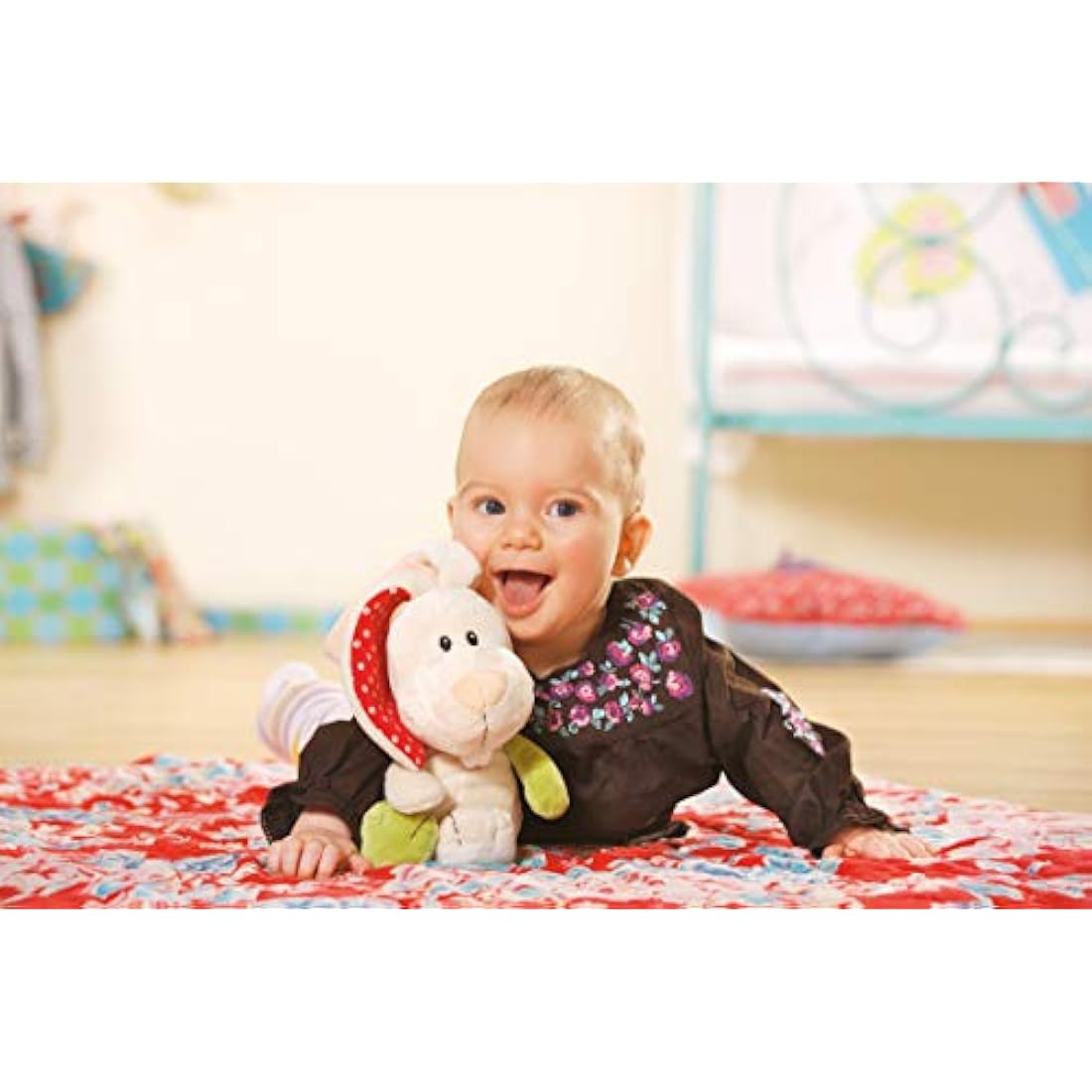 NICI Rabbit Tilli Cuddly Toy – 25 cm Beige Soft Plush Stuffed Animal