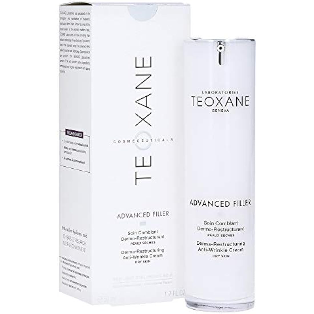 Teoxane Advanced Filler – Anti-Aging Hydrating Cream for Dry Skin, 50ml