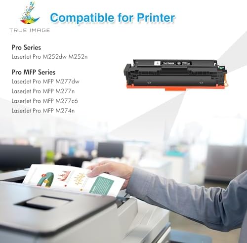 True Image HP 201X Toner Cartridge 4-Pack for LaserJet Pro M277dw M252dw