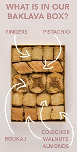 Chateau de Mediterranean Baklava Selection - 300g Assorted Nut Gift Box