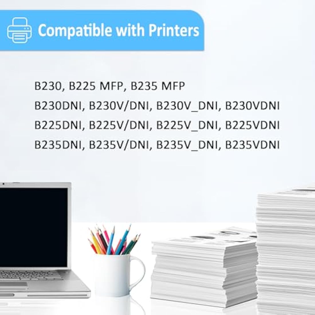 LAIPENG Remanufactured Toner for Xerox B230 B225 B235 | 3,000 Pages