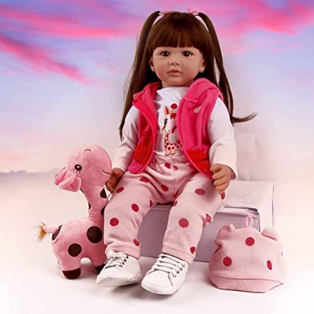 ZIYIUI 24-Inch Reborn Baby Doll – Realistic Soft Silicone Vinyl Girl