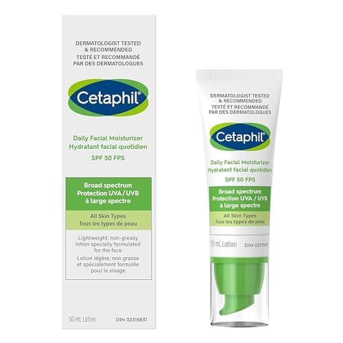 Cetaphil Daily Facial Moisturizer with SPF 50+ Sunscreen - 1.7 oz