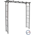 Louis Moulin Large Iron Garden Pergola – UV Coated Metal Arch