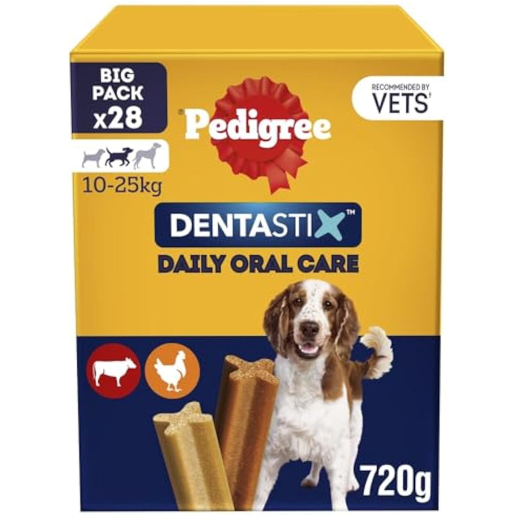 Pedigree DentaStix Daily Dental Chews for Medium Dogs - 112 Sticks