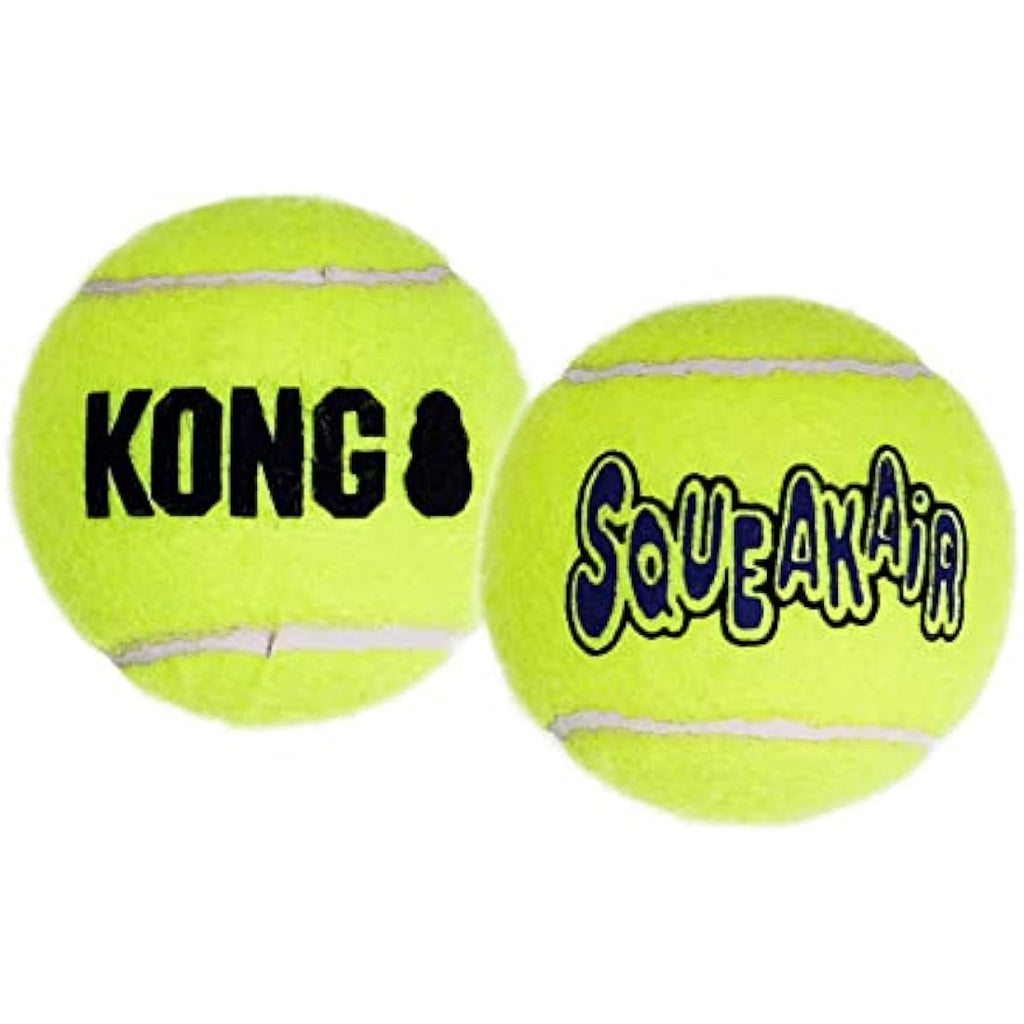 KONG SqueakAir Balls - Durable Squeaky Dog Fetch Toys for Large Dogs (2pk)