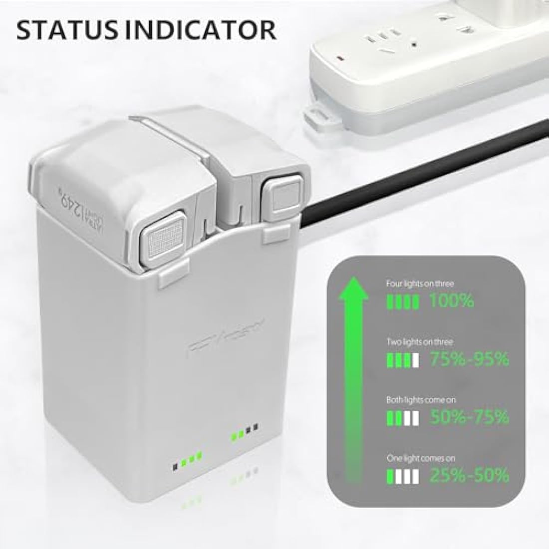 FPVtosky Two-Way Battery Charging Hub for DJI Mini 4 Pro & Mini 3 Pro