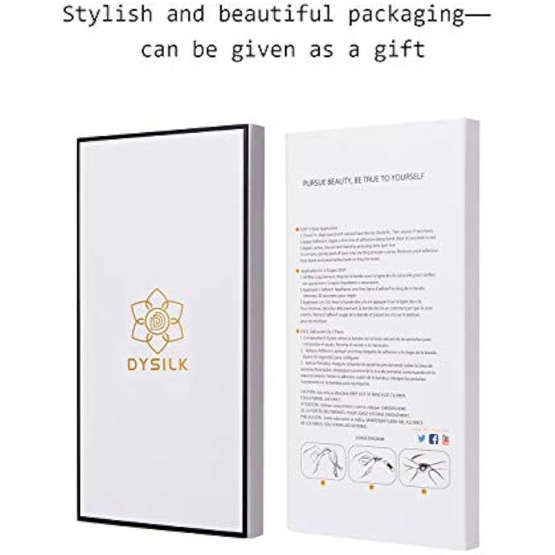 DYSILK 5D Wispies False Eyelashes – Reusable Handmade Synthetic Lashes