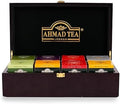 Ahmad Tea Wooden Tea Keeper Gift Box - 80 Teabags Selection, 160g