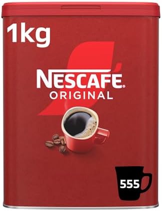 NESCAFÉ Original Instant Coffee - 1kg Bulk Tin for Morning Brew