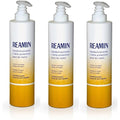 Reamin Hand Cream Dispenser Set of 3 | 300ml Refillable Lotion Bottles
