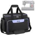 LEFOR·Z Sewing Machine Carrying Case – Large Universal Storage Bag, Black