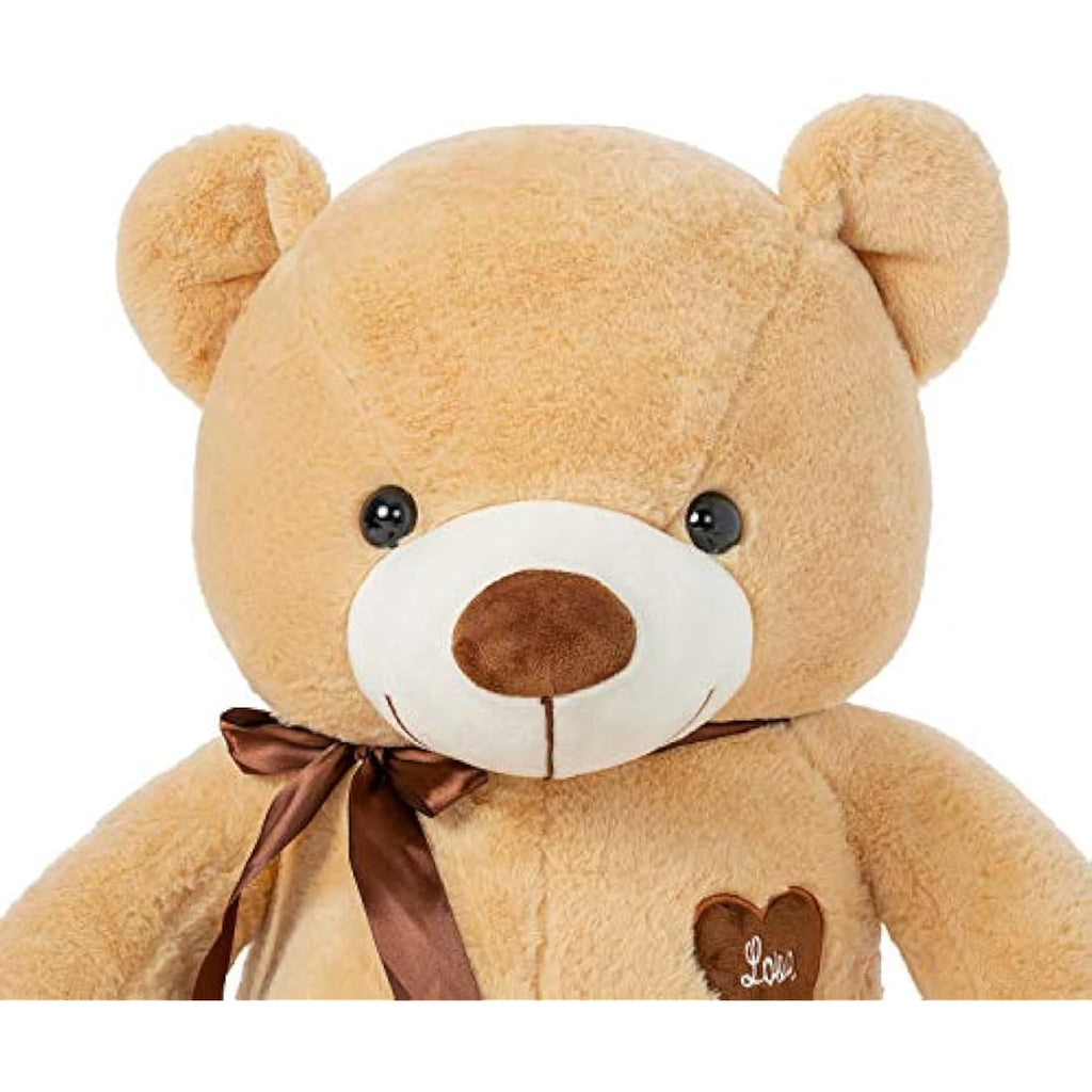 YunNasi Giant Teddy Bear | 39 Inch Light Brown Plush Stuffed Animal