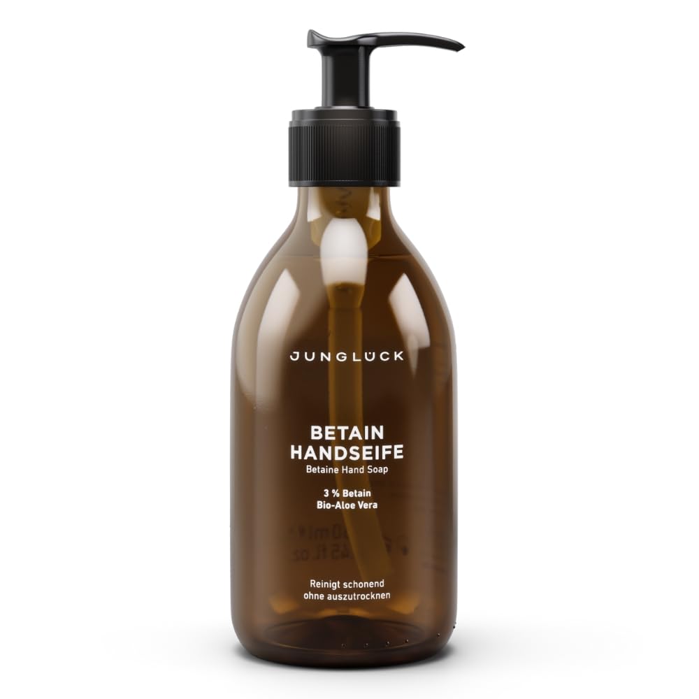 JUNGLÜCK Betaine Hand Soap – Vegan pH-Neutral Wash for Sensitive Skin