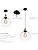 FORCOSO 3-Pack Industrial Glass Pendant Lights – Vintage Globe Design