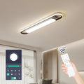 Naroume Modern Linear LED Ceiling Light | Dimmable Smart Flush Mount 92cm