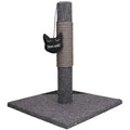 Rosewood Catwalk Charcoal Felt Cat Scratching Post with Catnip Toy