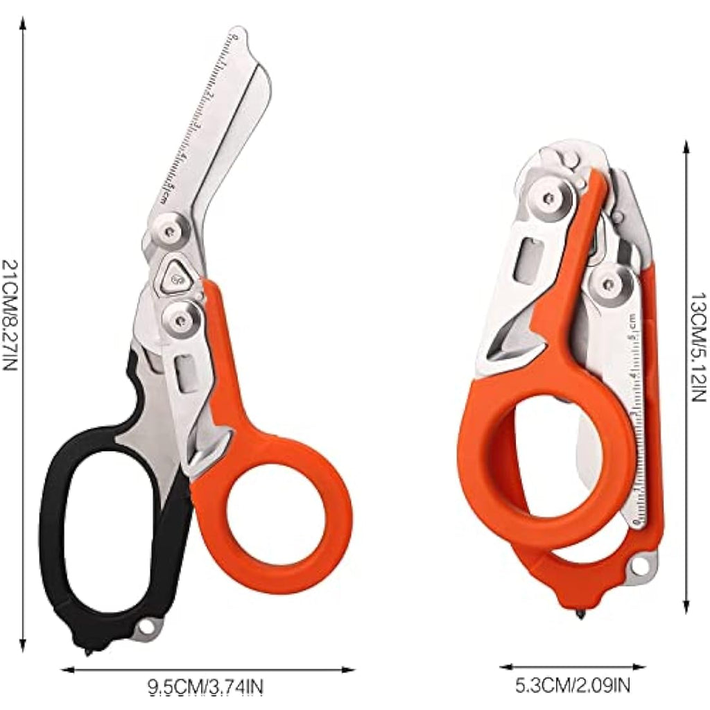 IMKRC Raptor Tactical First Aid Shears – 6-in-1 Rescue Multi-Tool