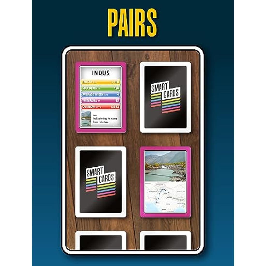Rivers Smart Cards | 7-in-1 Educational Travel Card Game