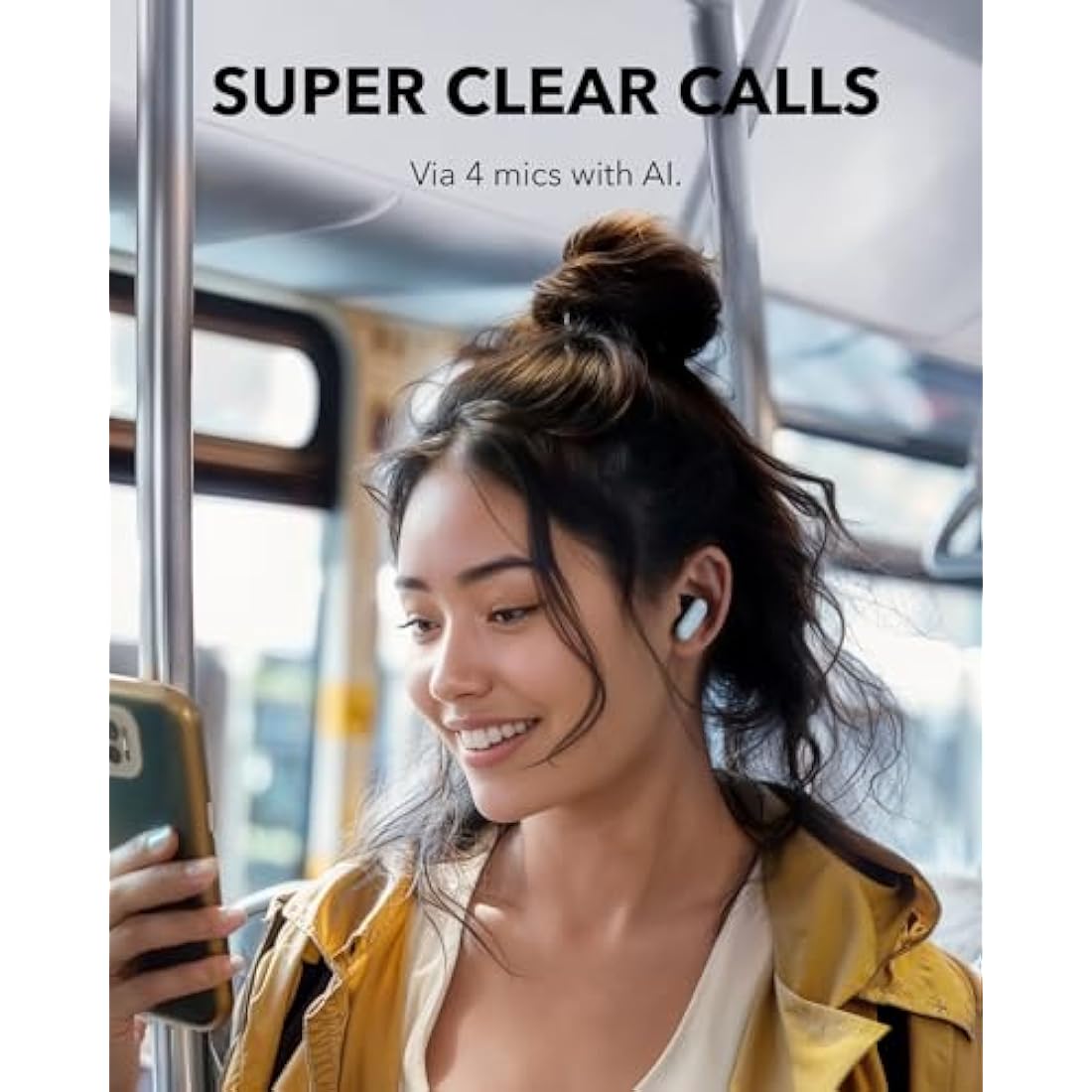 Anker soundcore P30i Noise Cancelling Earbuds | 45H Playtime & Stand