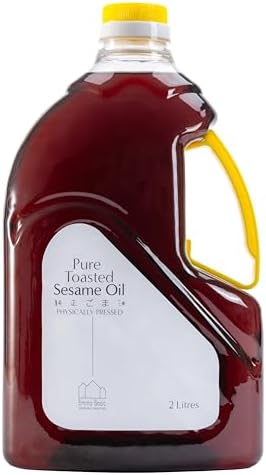 Emma Basic Toasted Sesame Oil – 2 Litre Pure Rich Flavour Cooking Oil