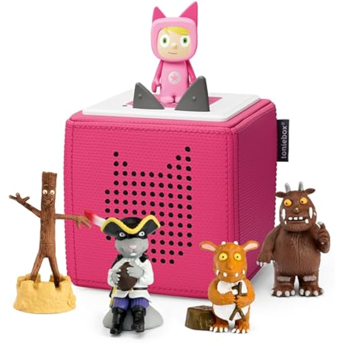 Tonies Toniebox Julia Donaldson Bundle: Pink Audio Player with 5 Tonies