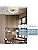 MOSSCO 50CM Modern Ceiling Fan with Dimmable LED Light and Remote