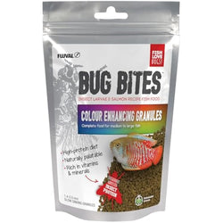 Fluval Bug Bites Colour Enhancing Fish Food | Insect Larvae – 125 g