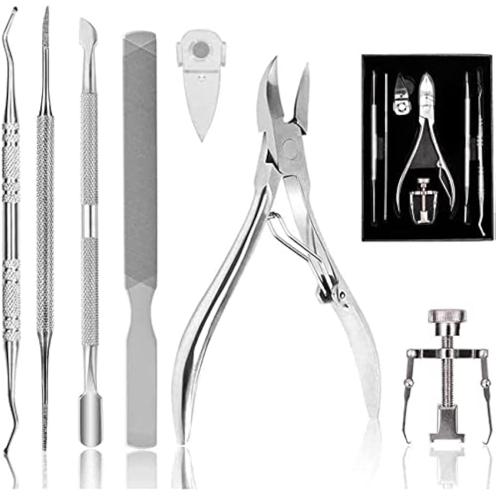 OosoFitt 7-Piece Ingrown Toenail Clipper Set | Surgical Stainless Steel
