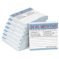 Knock Knock Deal With This Sticky Notes – 8-Pack Hand-Lettered To-Do Pads