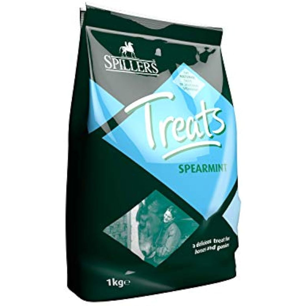 Spillers Spearmint Horse Treats - Natural Equine Rewards (8 x 1kg Bulk)