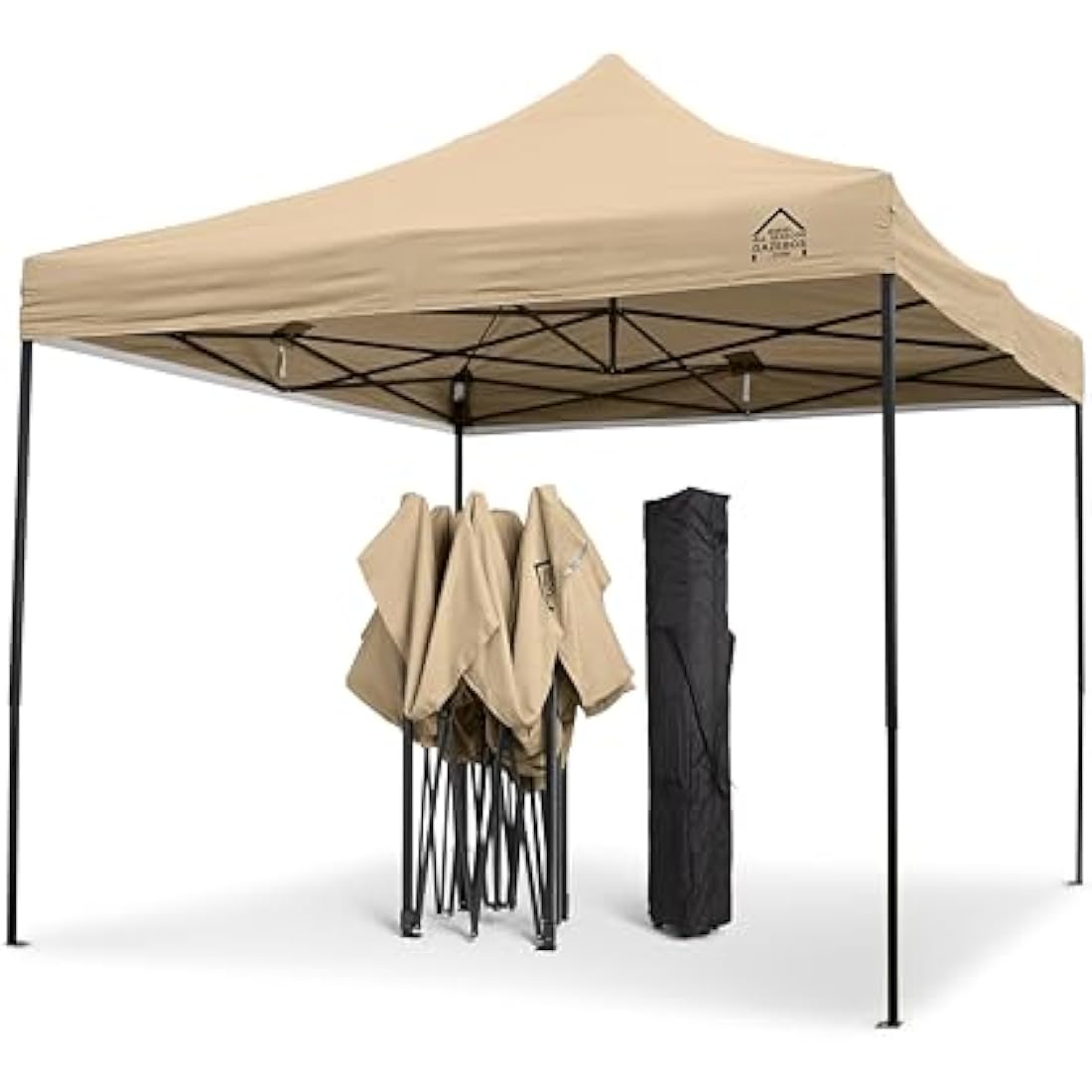 All Seasons Gazebos 3x3m Heavy Duty Waterproof Pop Up Gazebo - Beige