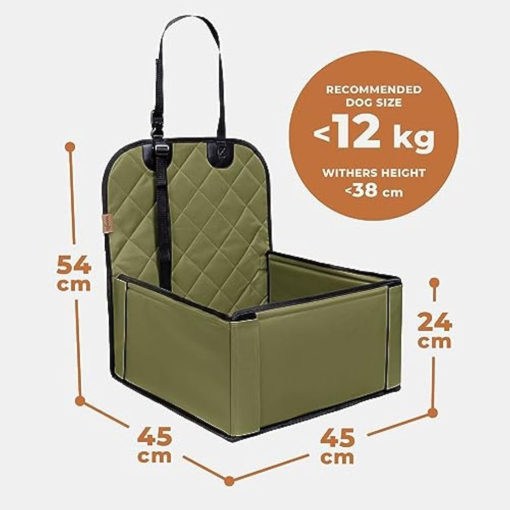 Wuglo Dog Car Seat – Waterproof Booster Seat for Small to Medium Dogs