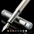 Scriveiner Stainless Steel Fountain Pen – Fine Schmidt Nib Luxury Pen