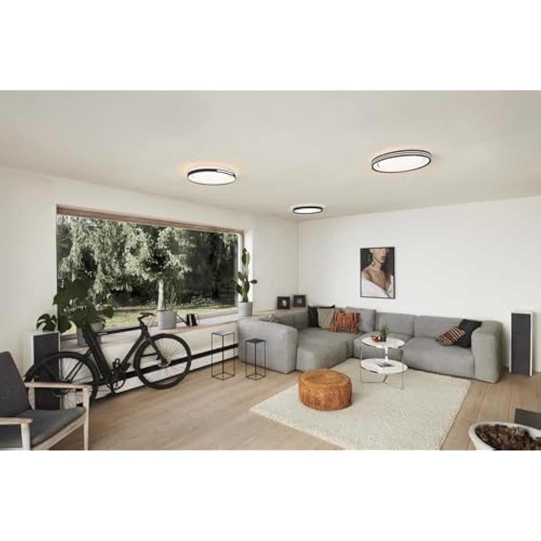 LEDVANCE Orbis Garvin Smart+ WiFi LED Ceiling Light | 48cm Dimmable