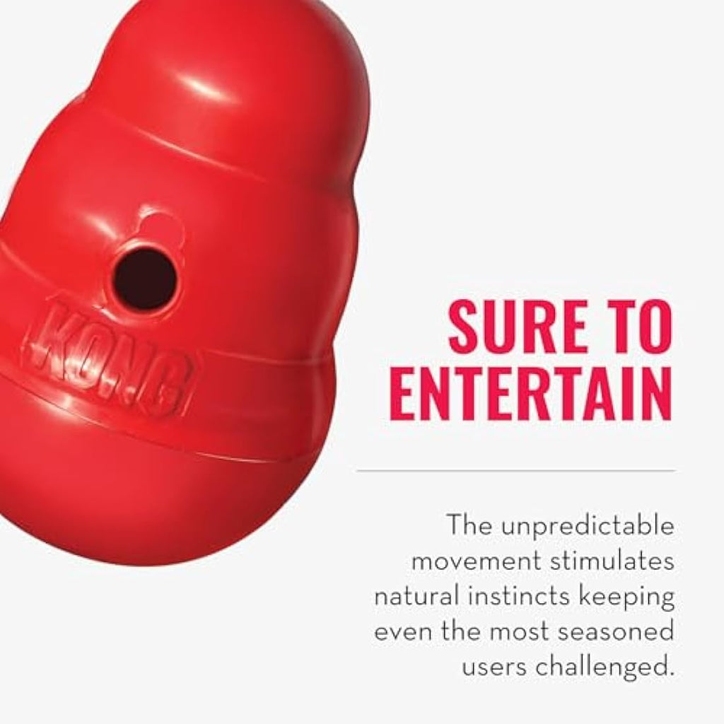 KONG Wobbler Interactive Dog Toy – Large Treat Dispensing Slow Feeder
