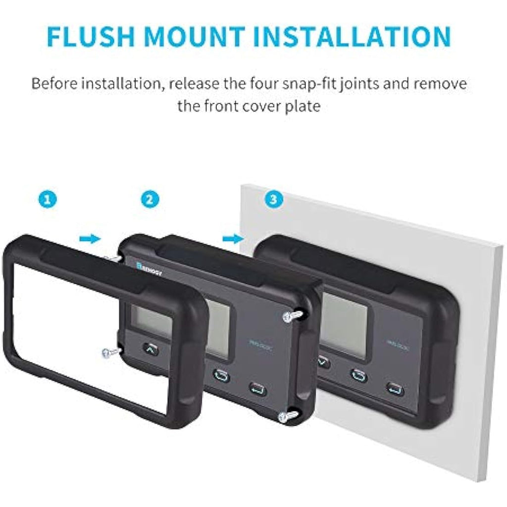 Renogy Monitoring Screen for DC-DC MPPT Battery Charger | Backlit LCD